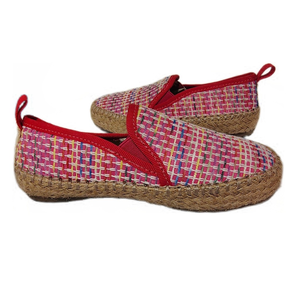 EMU Australia Girls Gum Kids Multicolor Woven Espadrilles Size K10 Casual Summer